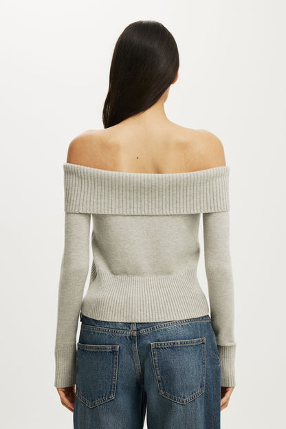 Lotus Off Shoulder Knit
