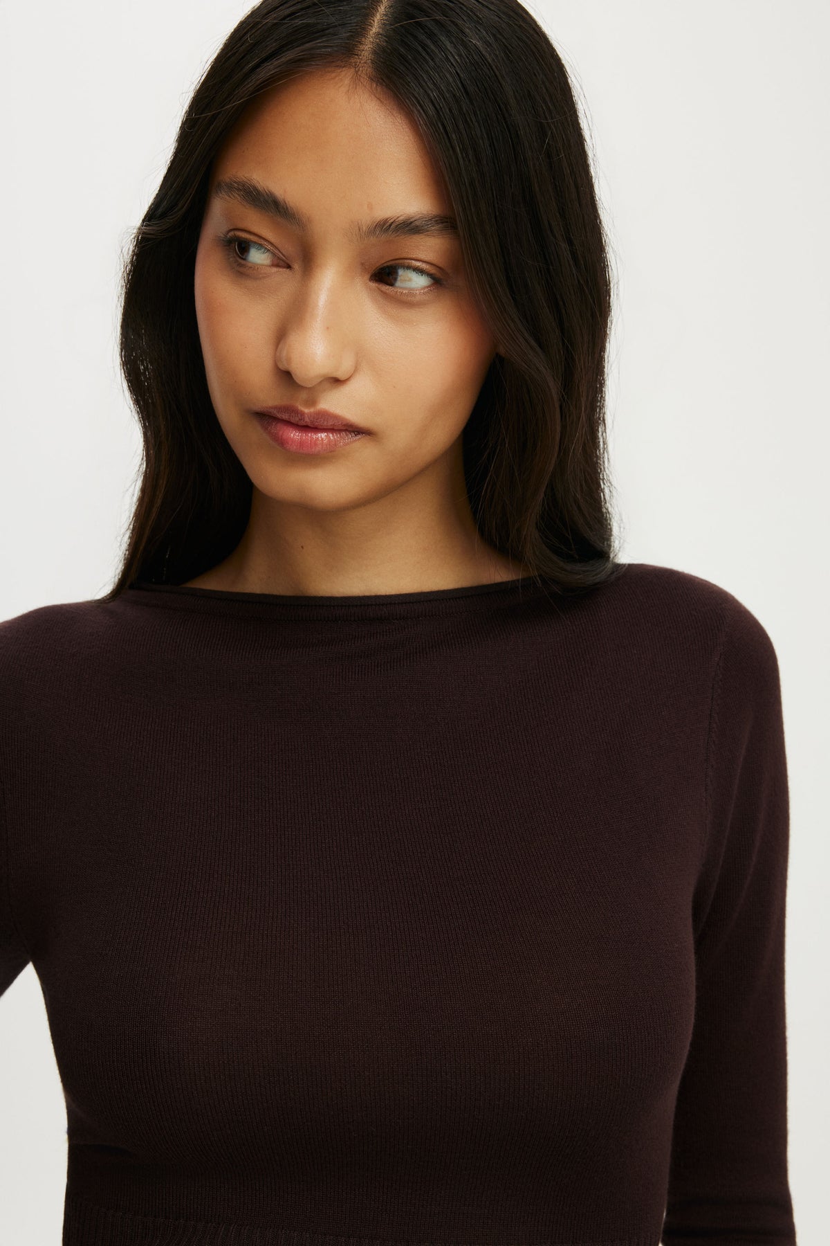 Close Knit Boat Neck
