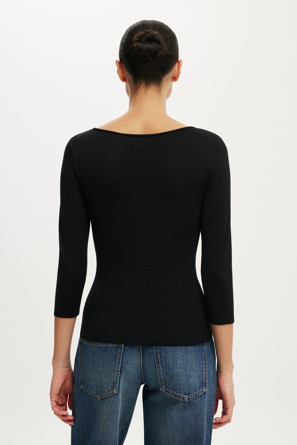 Close Knit Boat Neck