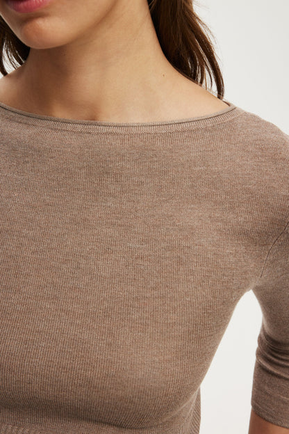 Close Knit Boat Neck