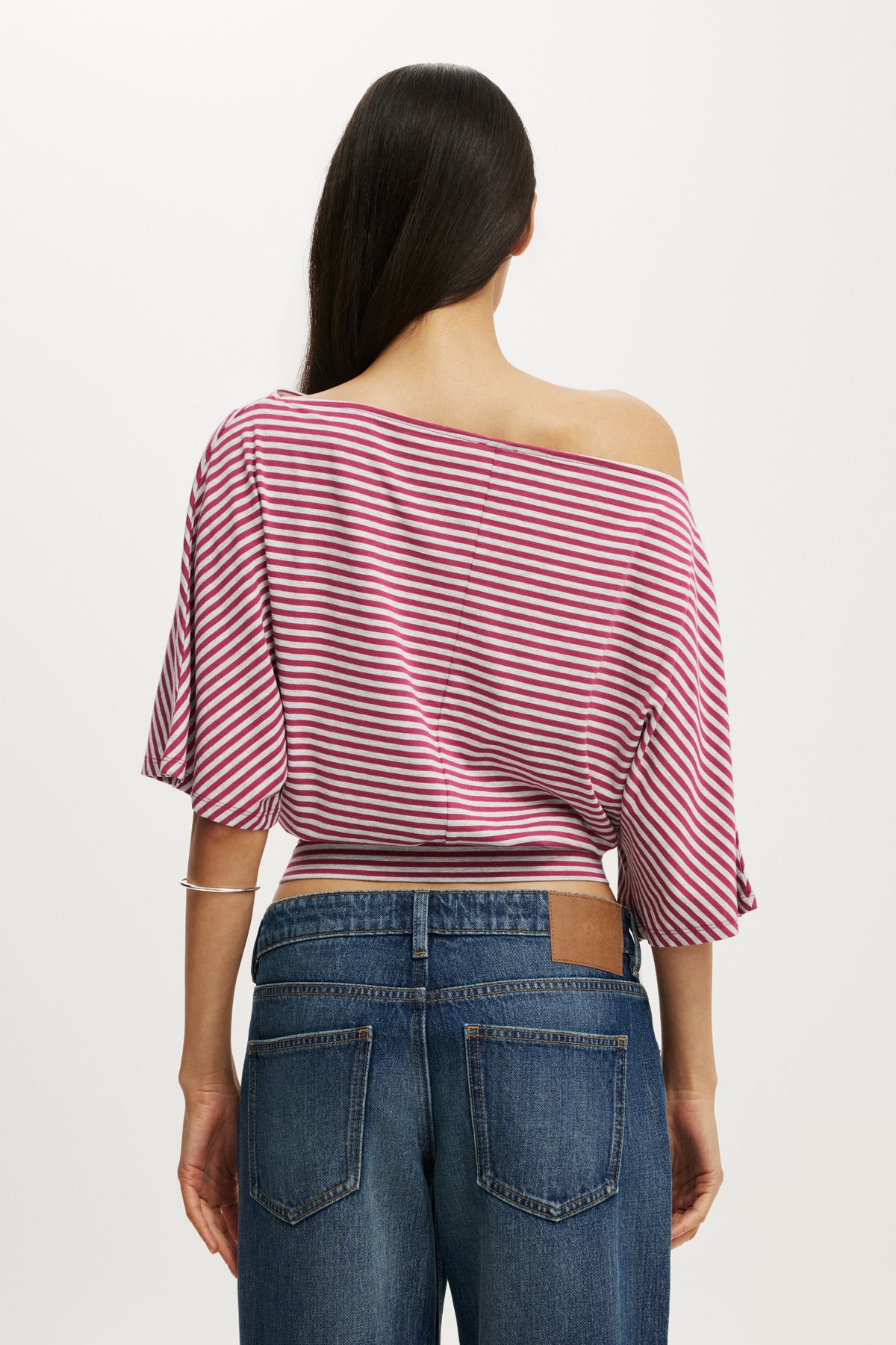Sage Off Shoulder Short Sleeve