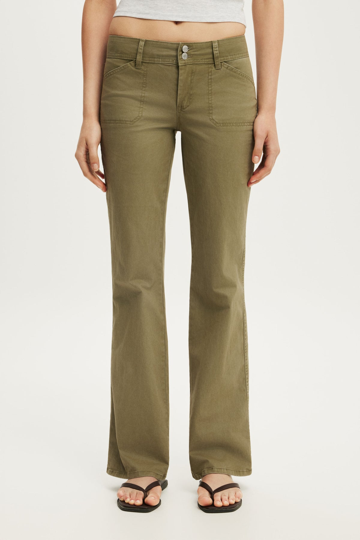 Suki Low Rise Bootleg Pant