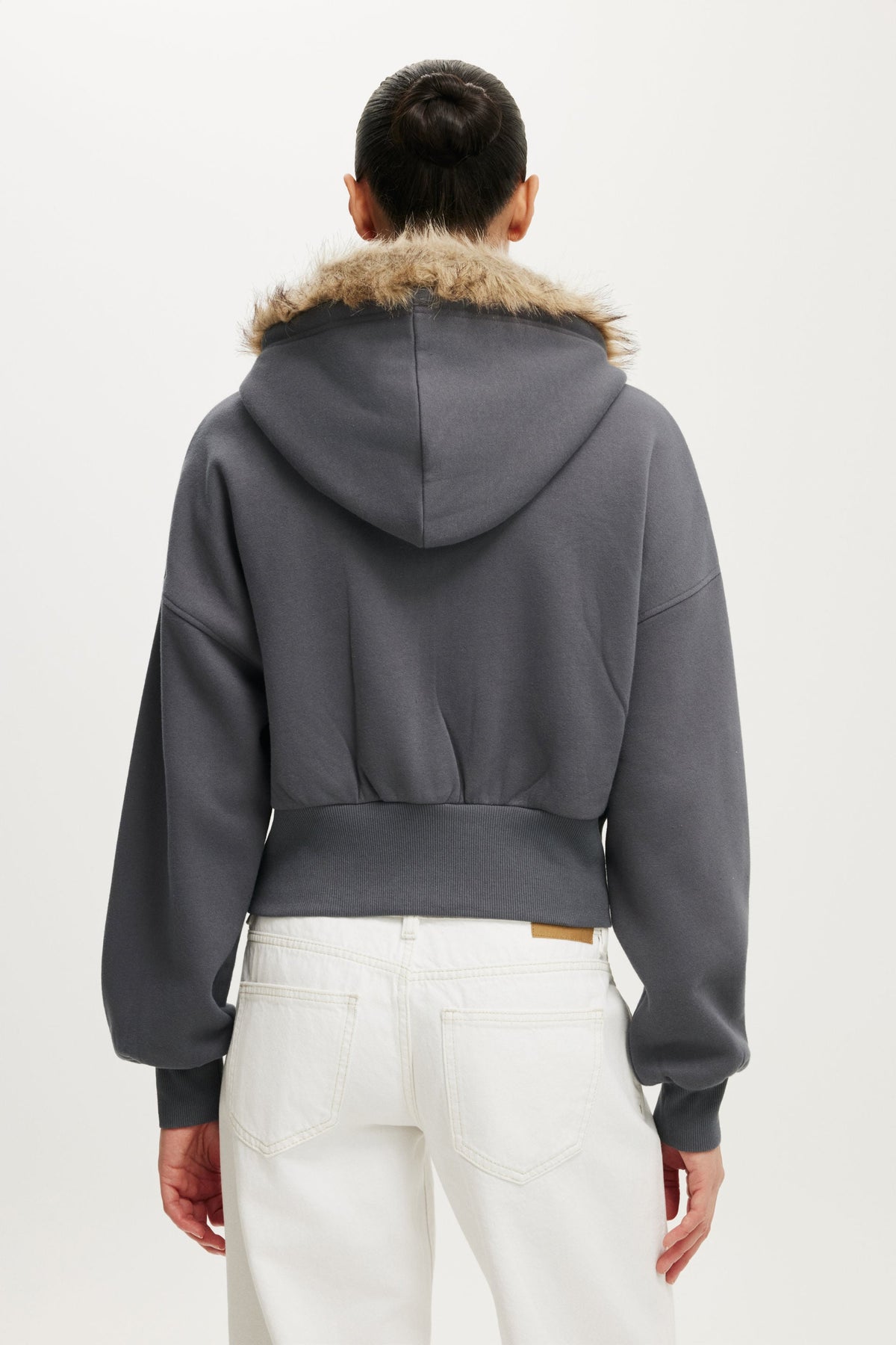 Oversized Zip Through Hoodie