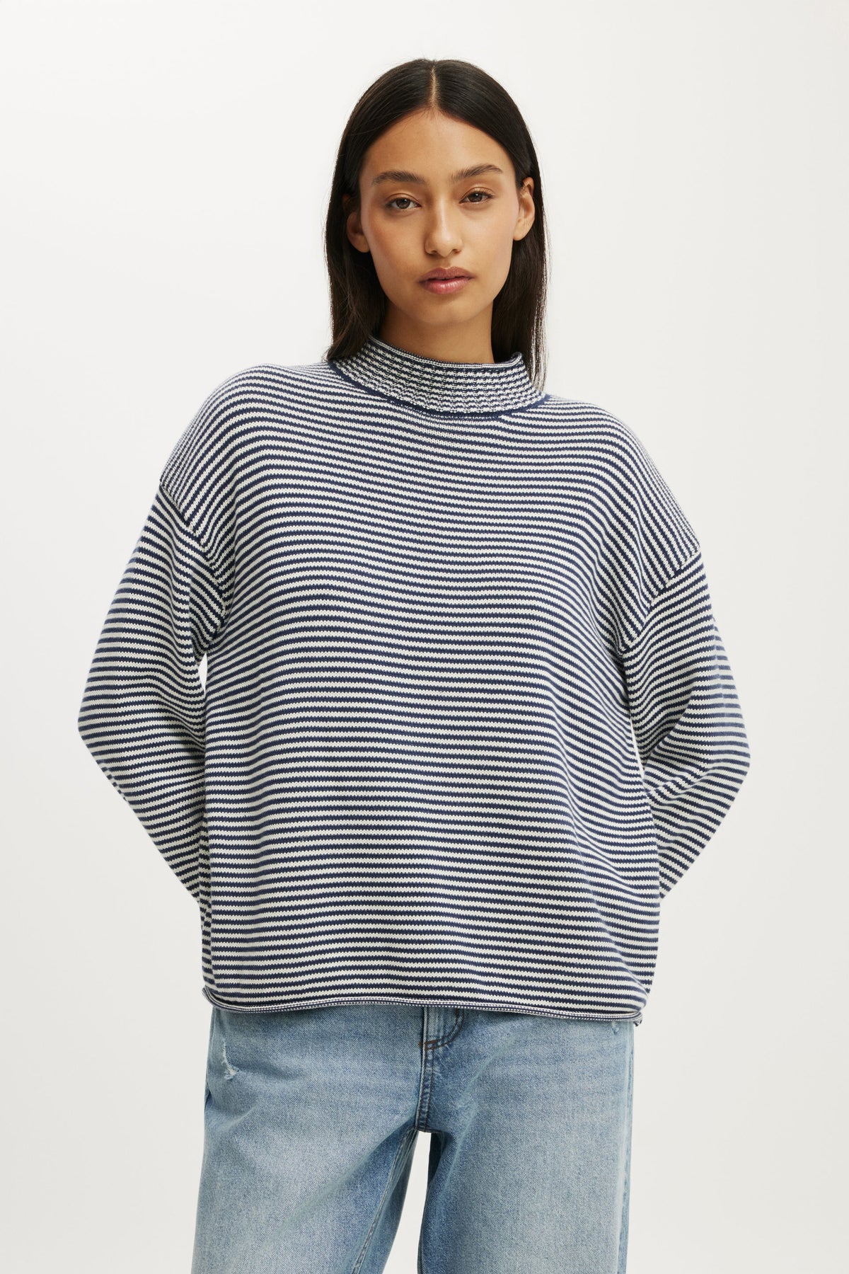 Mila Mock Neck Sweater