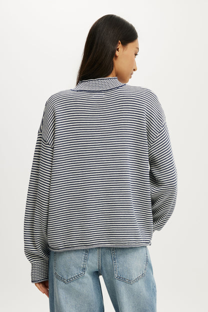 Mila Mock Neck Sweater