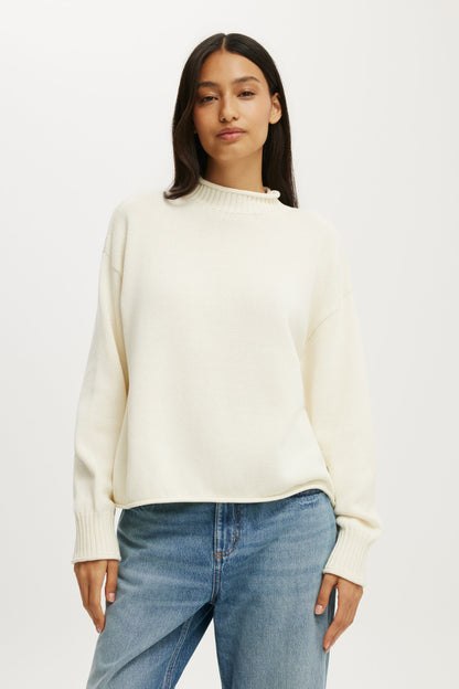 Mila Mock Neck Sweater