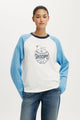 Snoopy Raglan LS Graphic Tee