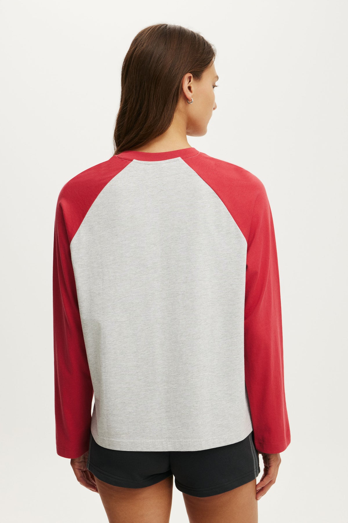Harvard Raglan LS Graphic Tee