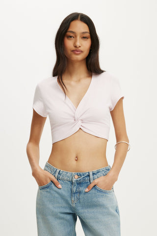 Bri Cropped Cardi Tee