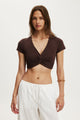 Bri Cropped Cardi Tee