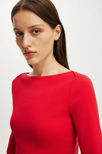 90S Boatneck ¾ Sleeve