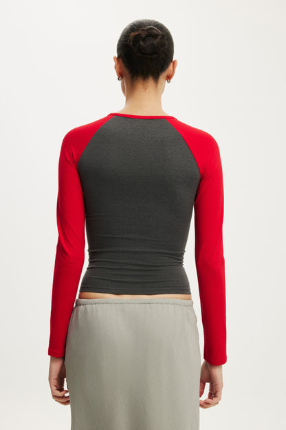 Everyday Smooth Raglan Long Sleeve
