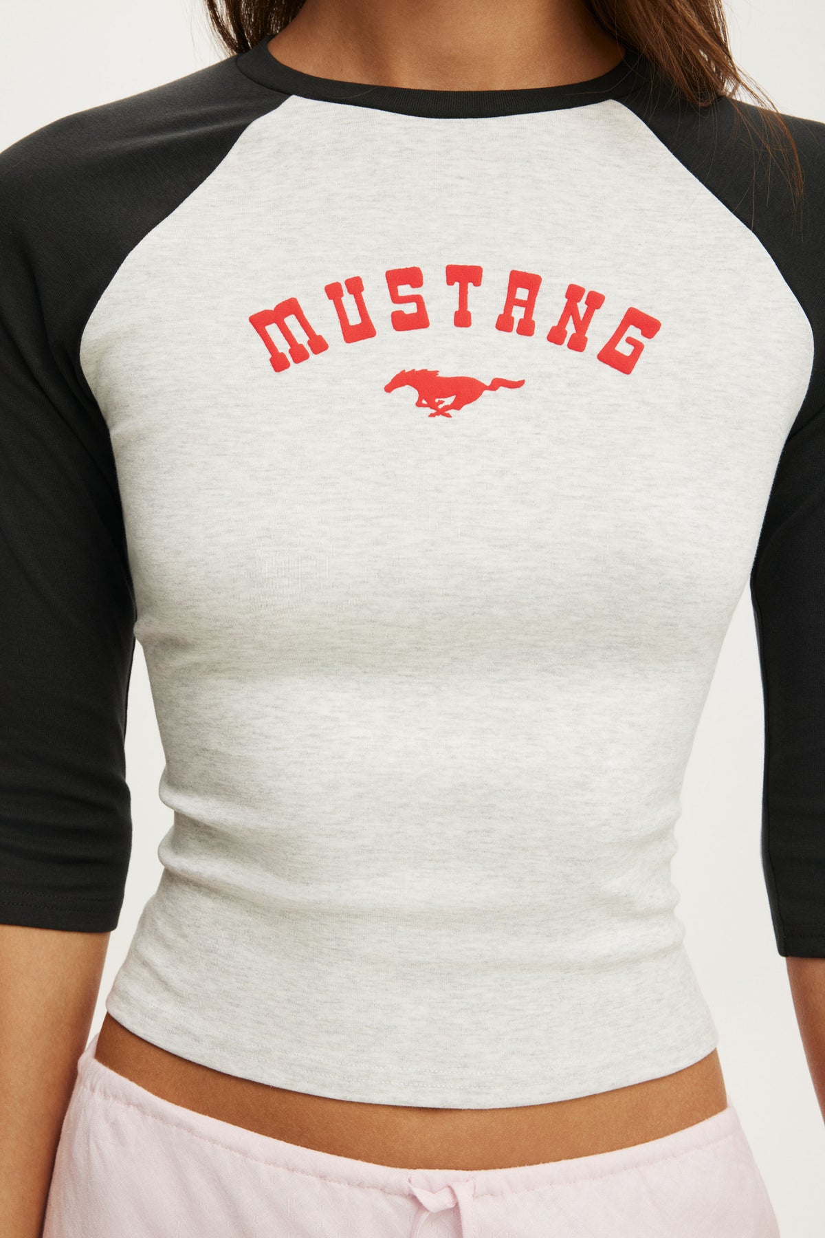 Ford 3/4 Sleeve Fitted Raglan Tee