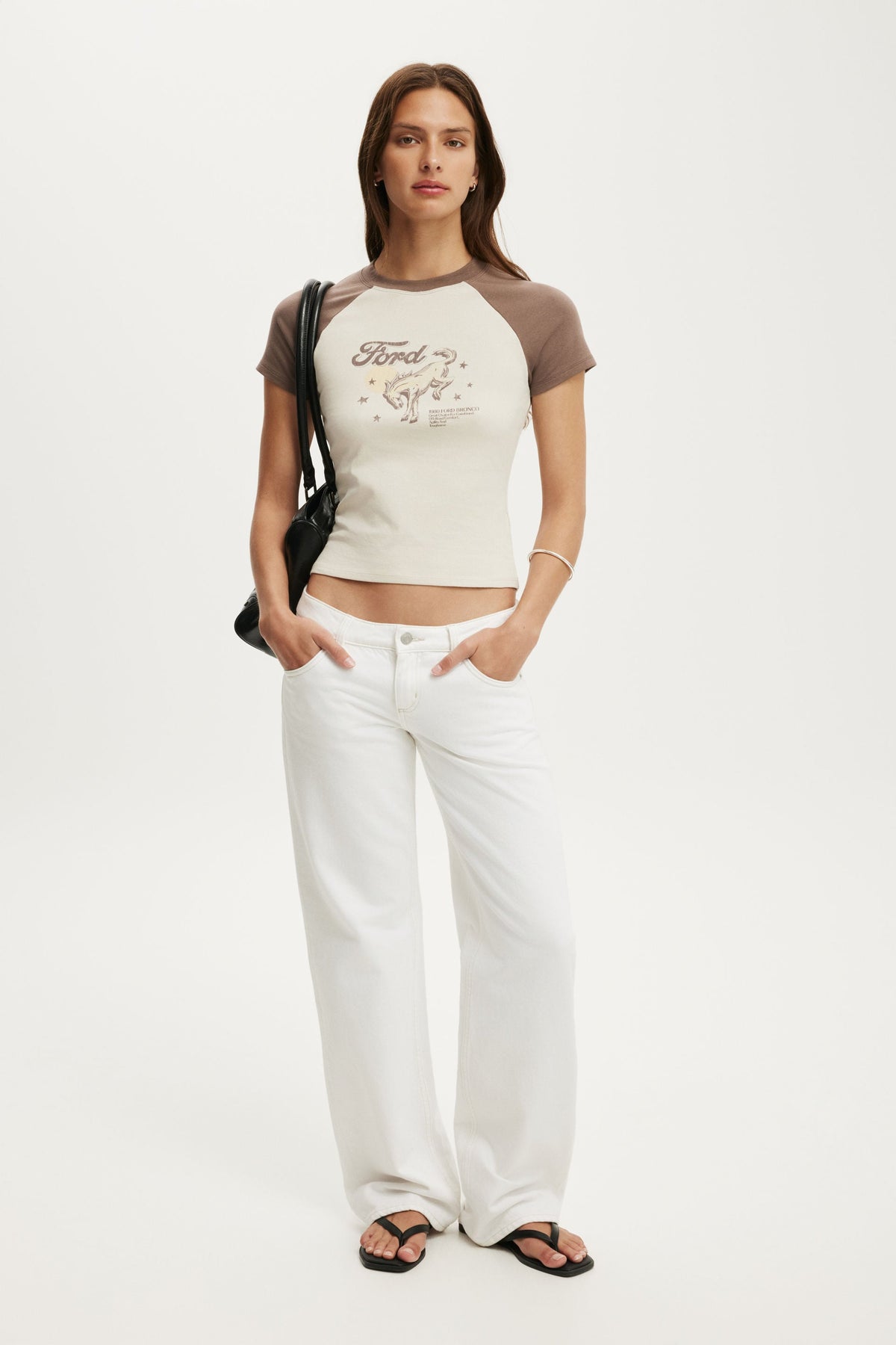 The Rolling Stones Music Raglan Tiny Tee