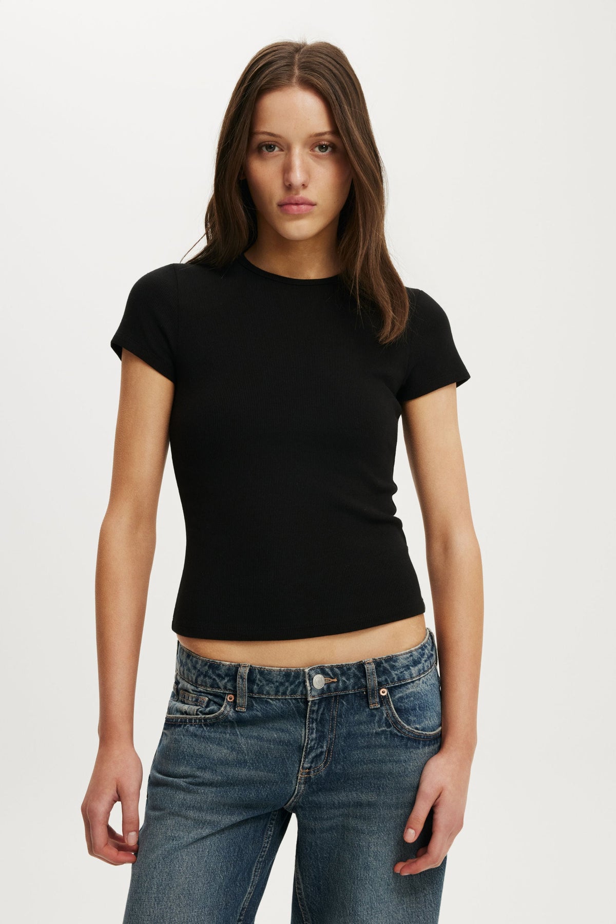 Blake Rib Crew Short Sleeve
