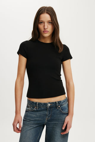 Blake Rib Crew Short Sleeve