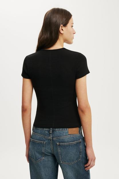 Blake Rib Crew Short Sleeve