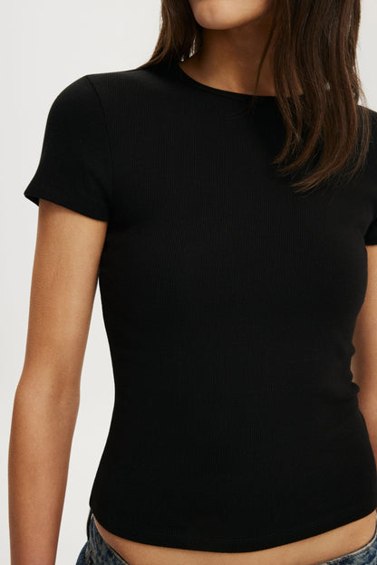 Blake Rib Crew Short Sleeve