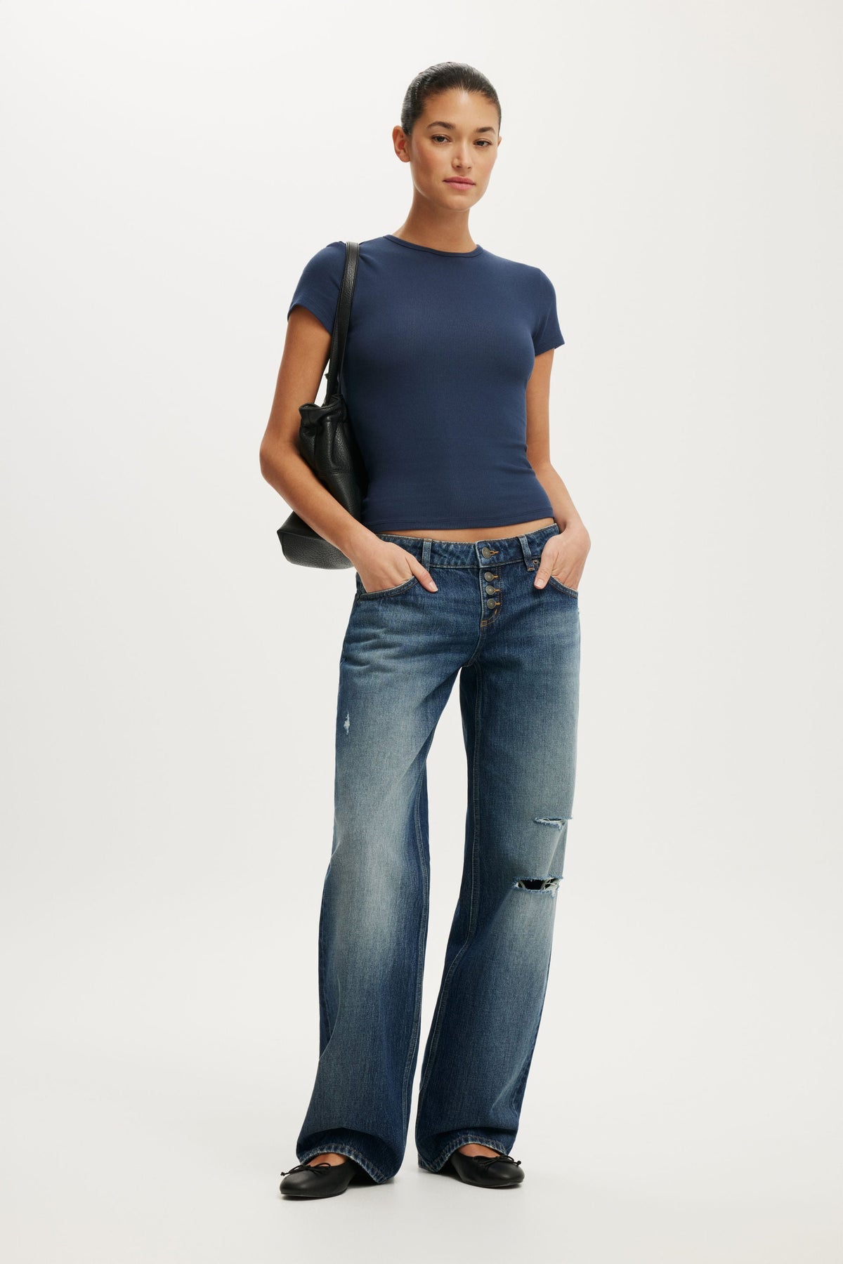 Blake Rib Crew Short Sleeve