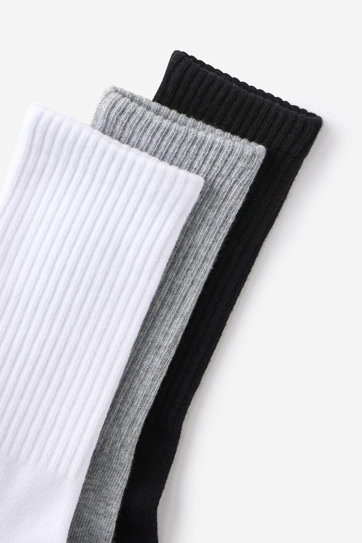 3 Pack Essential Crew Socks