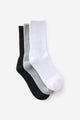 3 Pack Essential Crew Socks