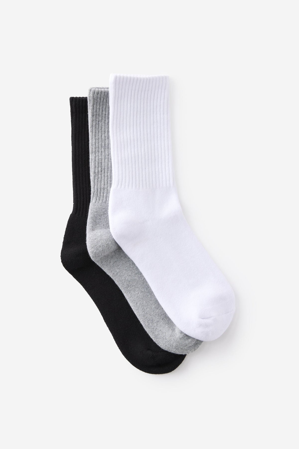 3 Pack Essential Crew Socks
