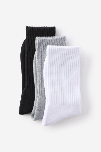 3 Pack Essential Crew Socks
