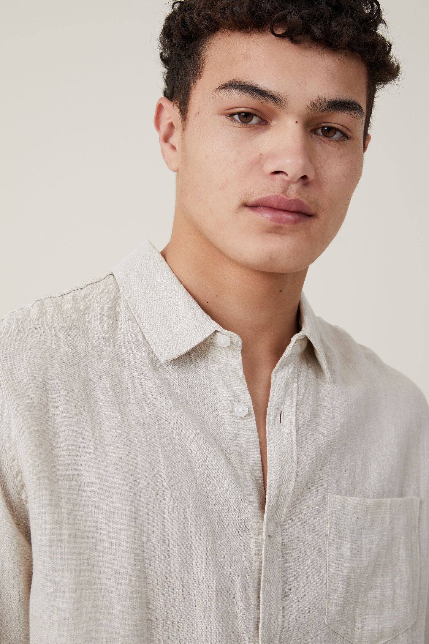 Linen Long Sleeve Shirt