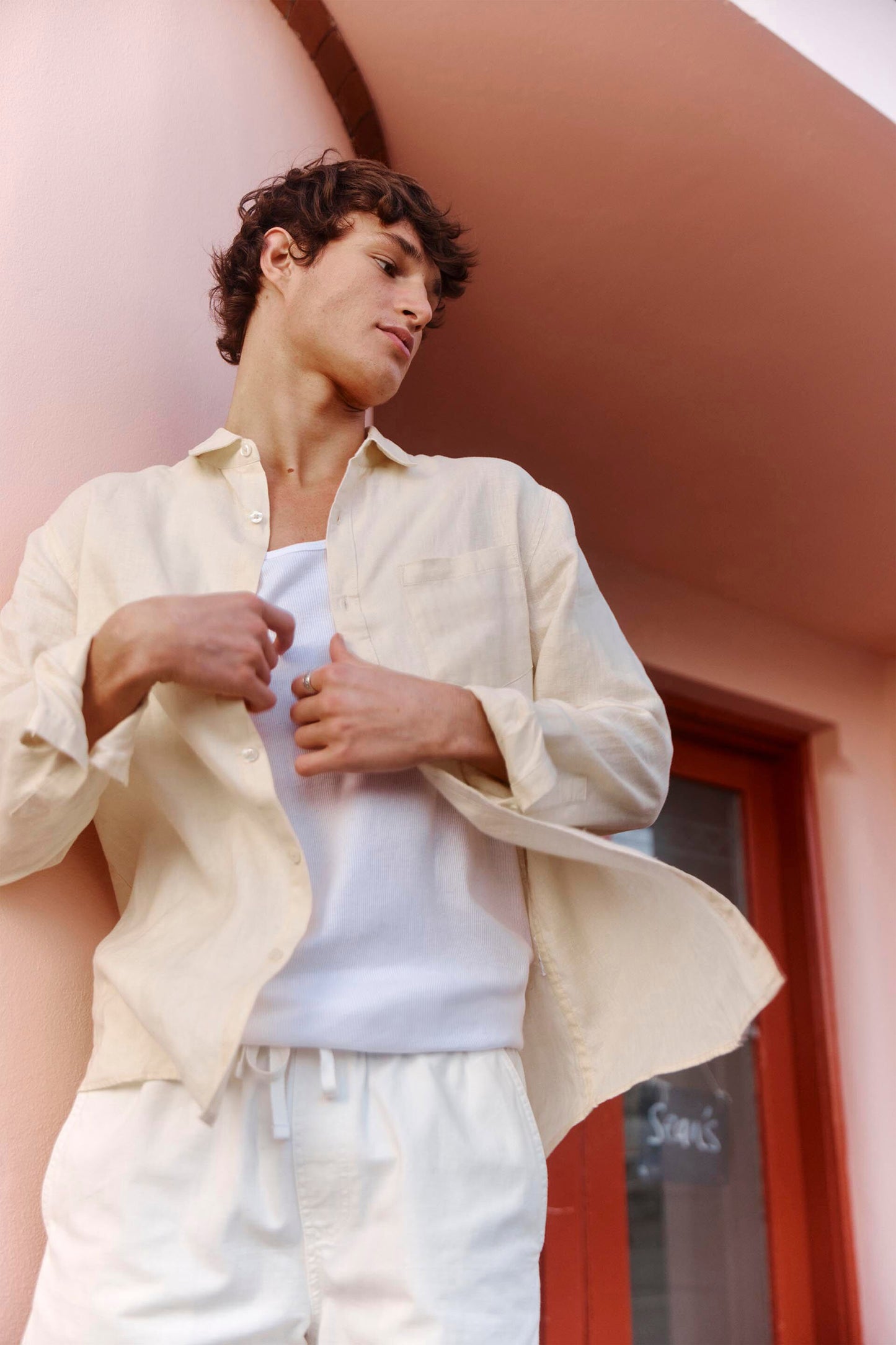 Linen Long Sleeve Shirt
