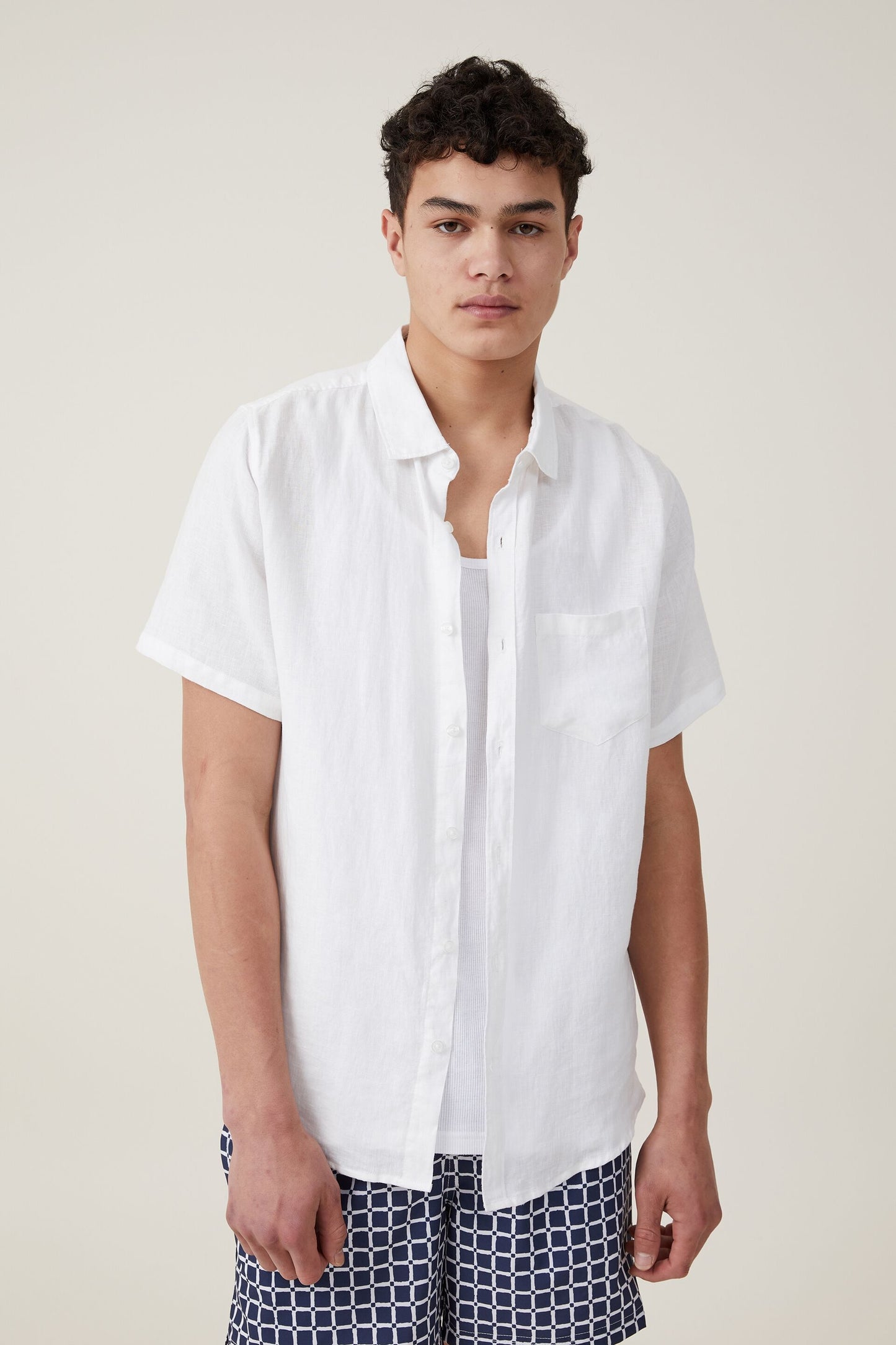 Linen Short Sleeve Shirt