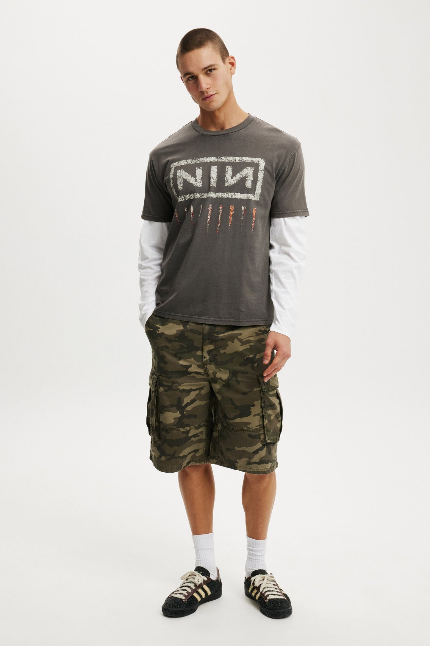 Nine Inch Nails Loose Fit Music T-Shirt