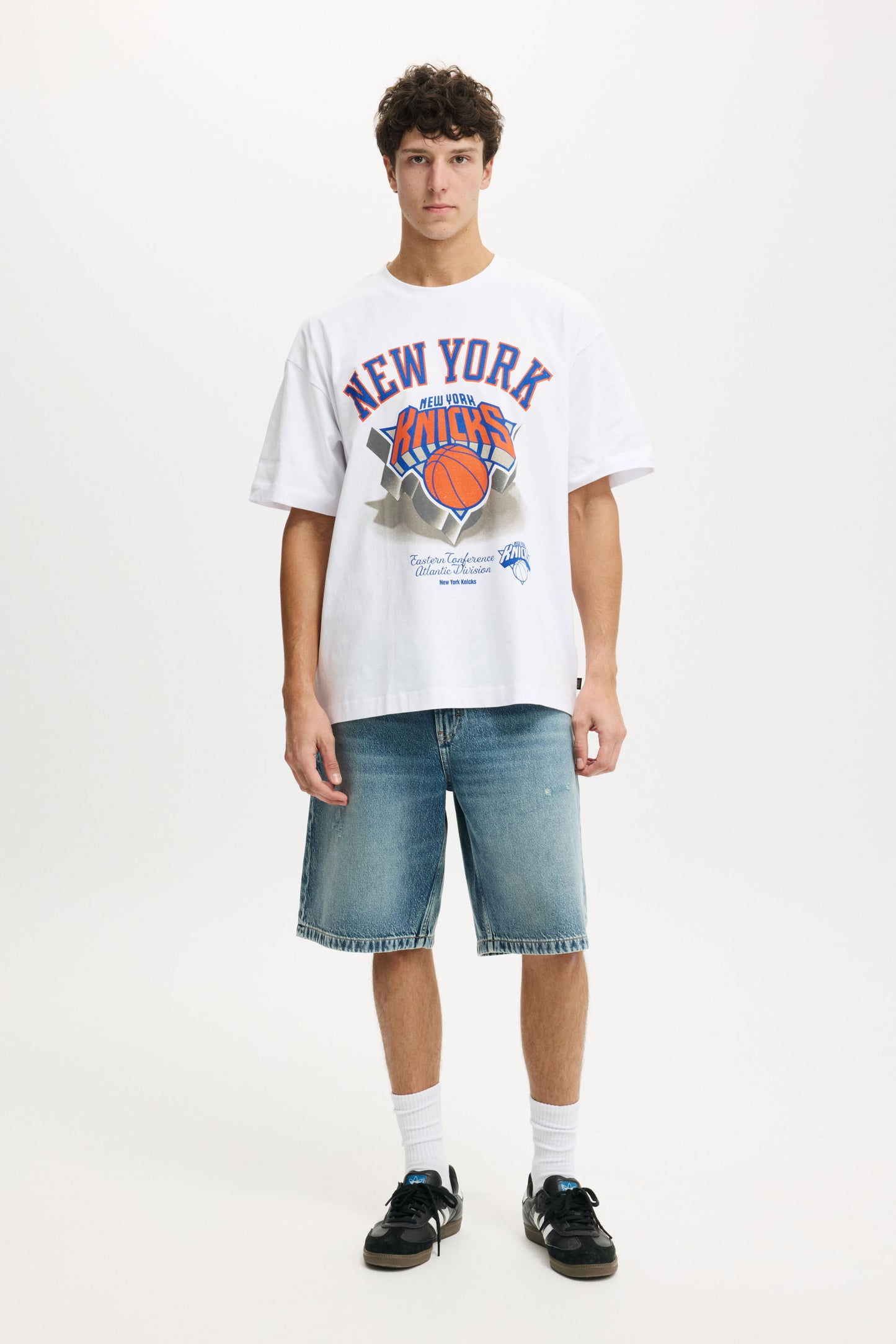 NBA New York Knicks Box Fit T-Shirt