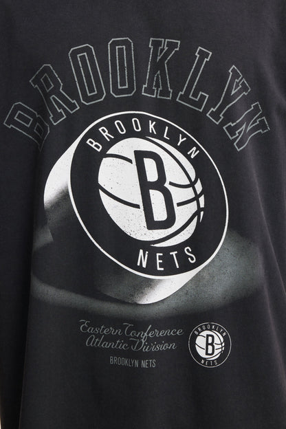 NBA Brooklyn Nets Box Fit T-Shirt