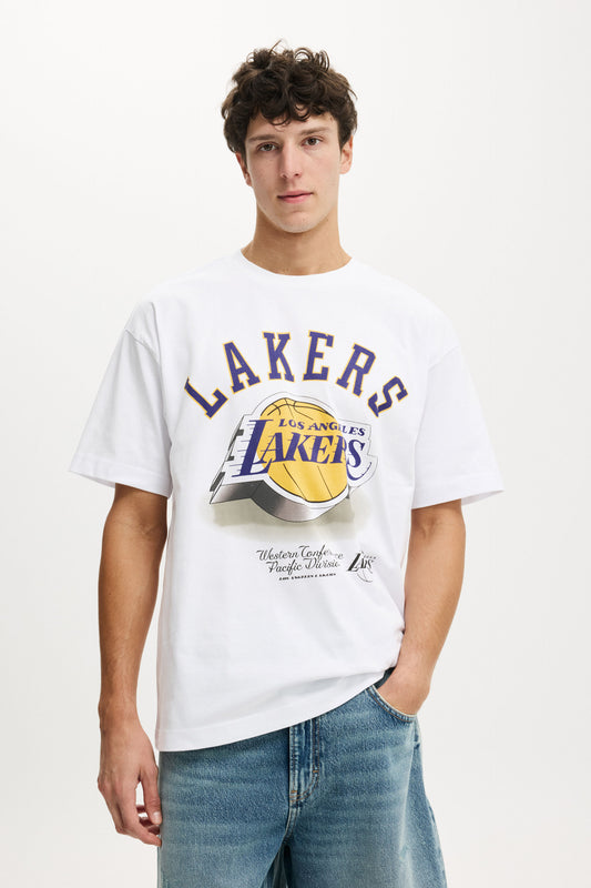 NBA LA Lakers Box Fit T-Shirt
