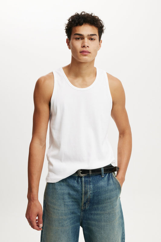 Loose Fit Rib Tank