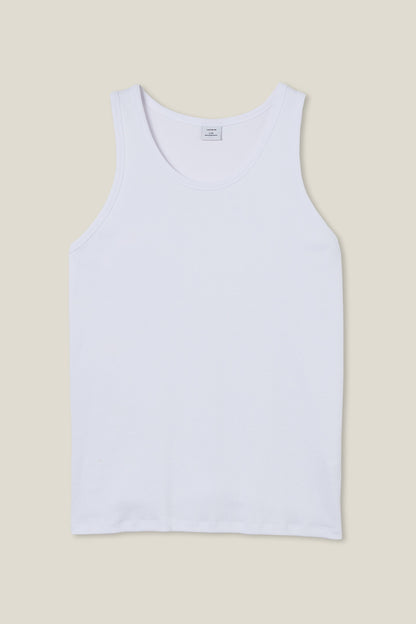 Loose Fit Rib Tank
