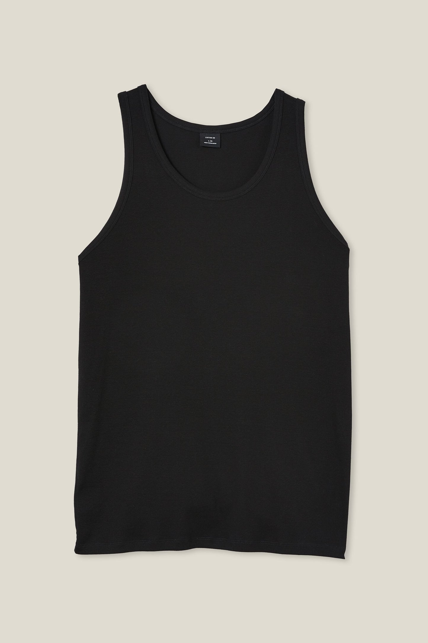 Loose Fit Rib Tank