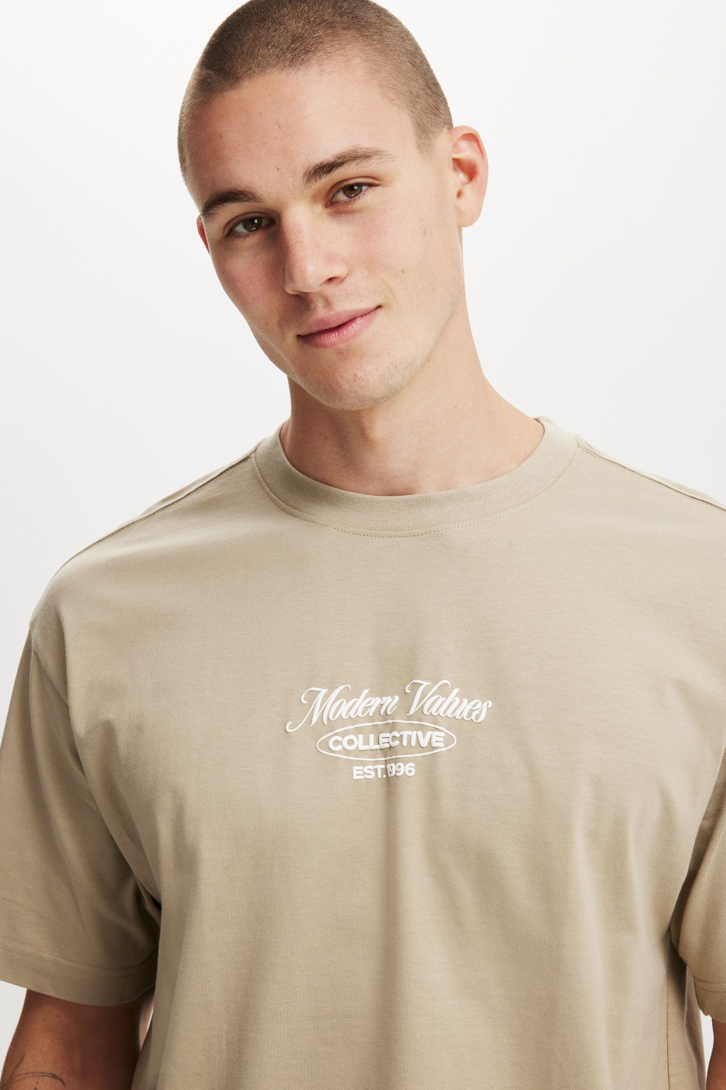 Box Fit Text T-Shirt