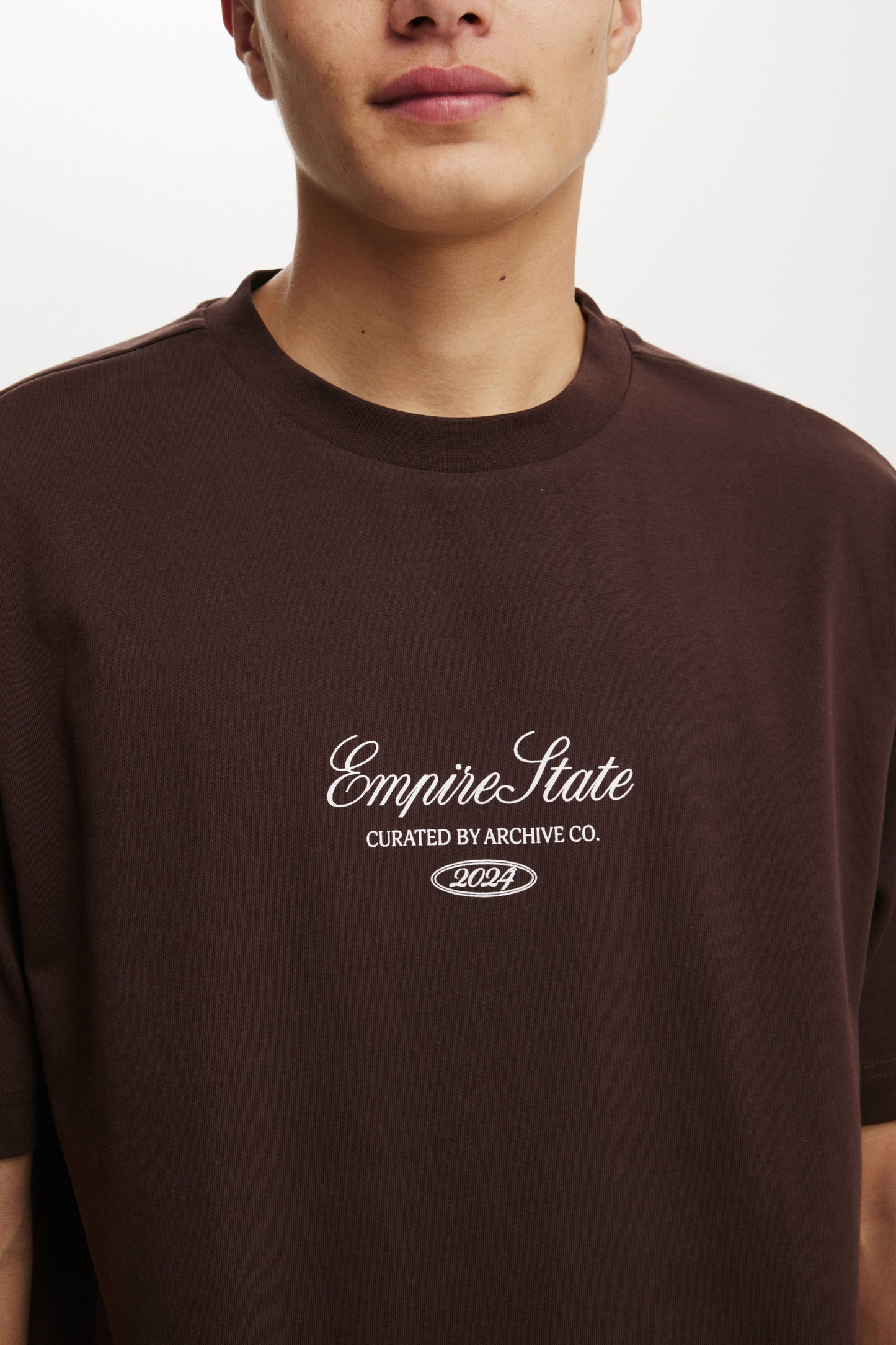 Box Fit Text T-Shirt