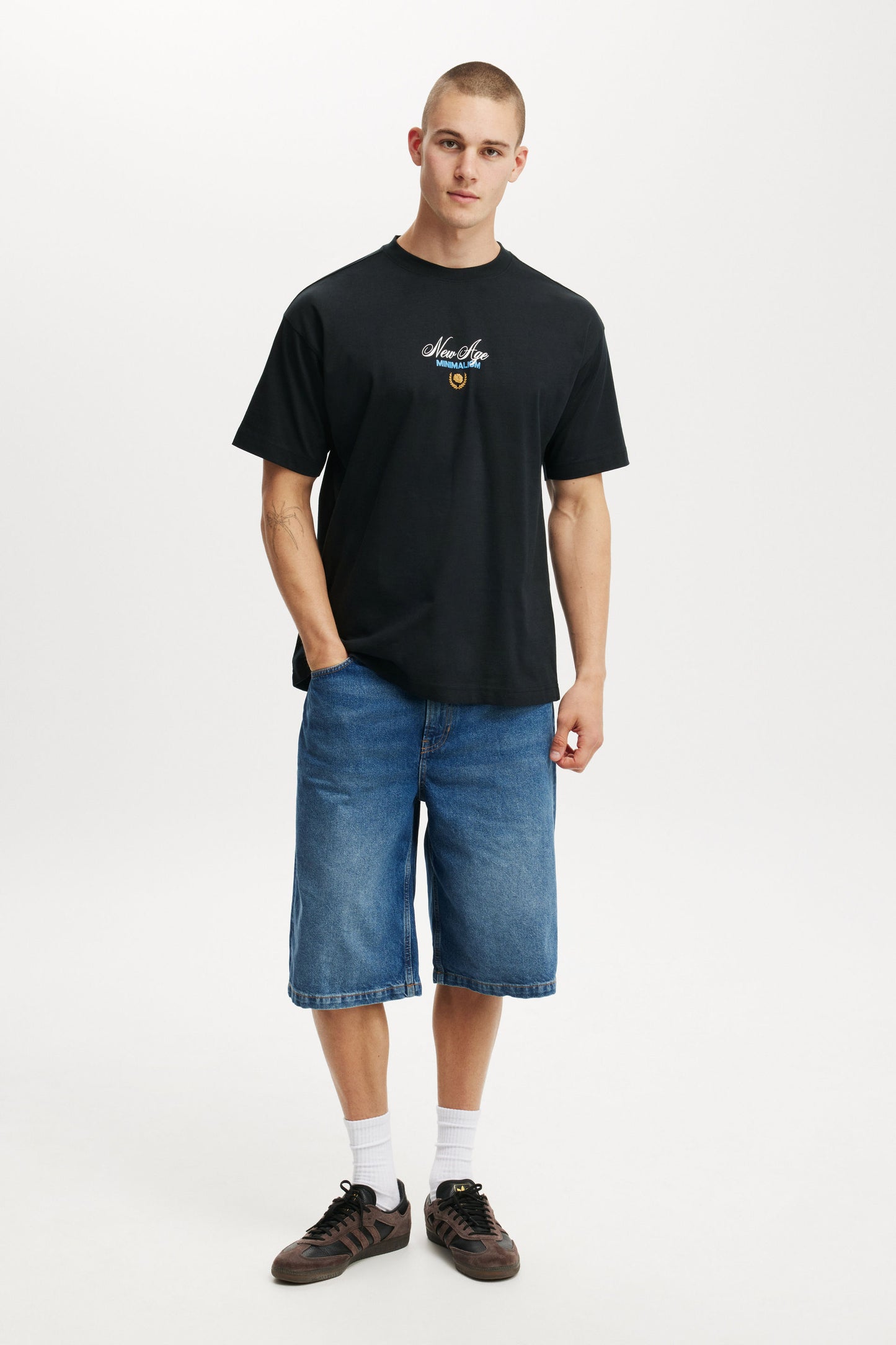 Box Fit Text T-Shirt