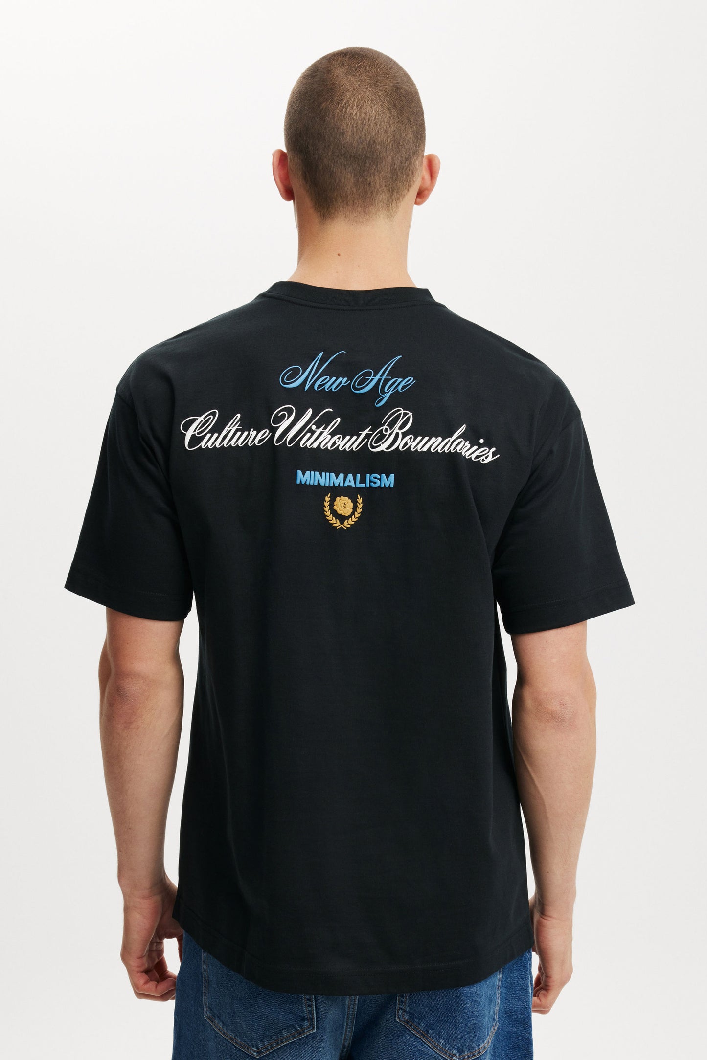 Box Fit Text T-Shirt