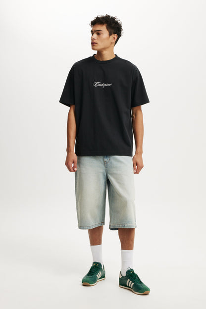 Box Fit Text T-Shirt