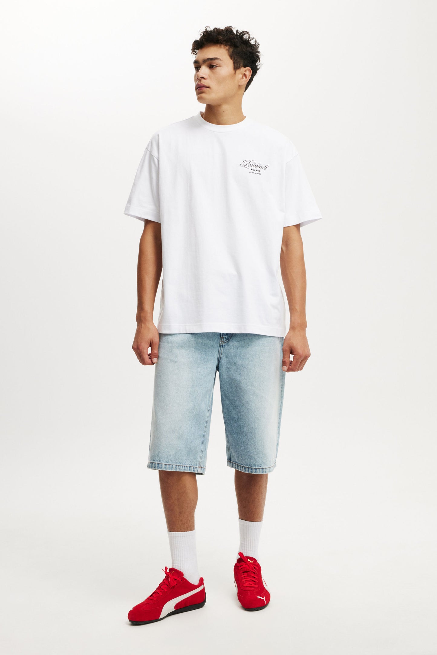 Box Fit Text T-Shirt