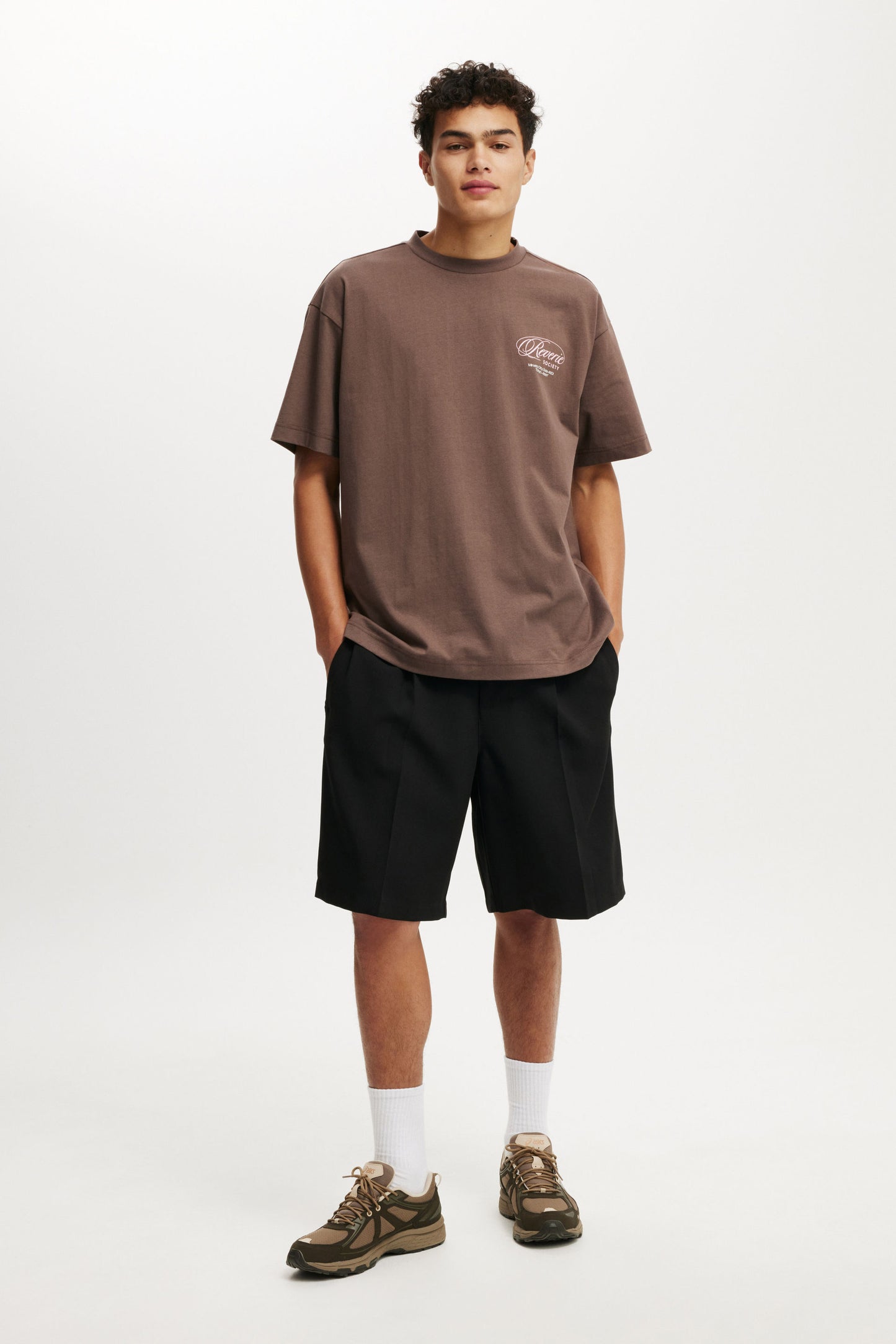 Box Fit Text T-Shirt