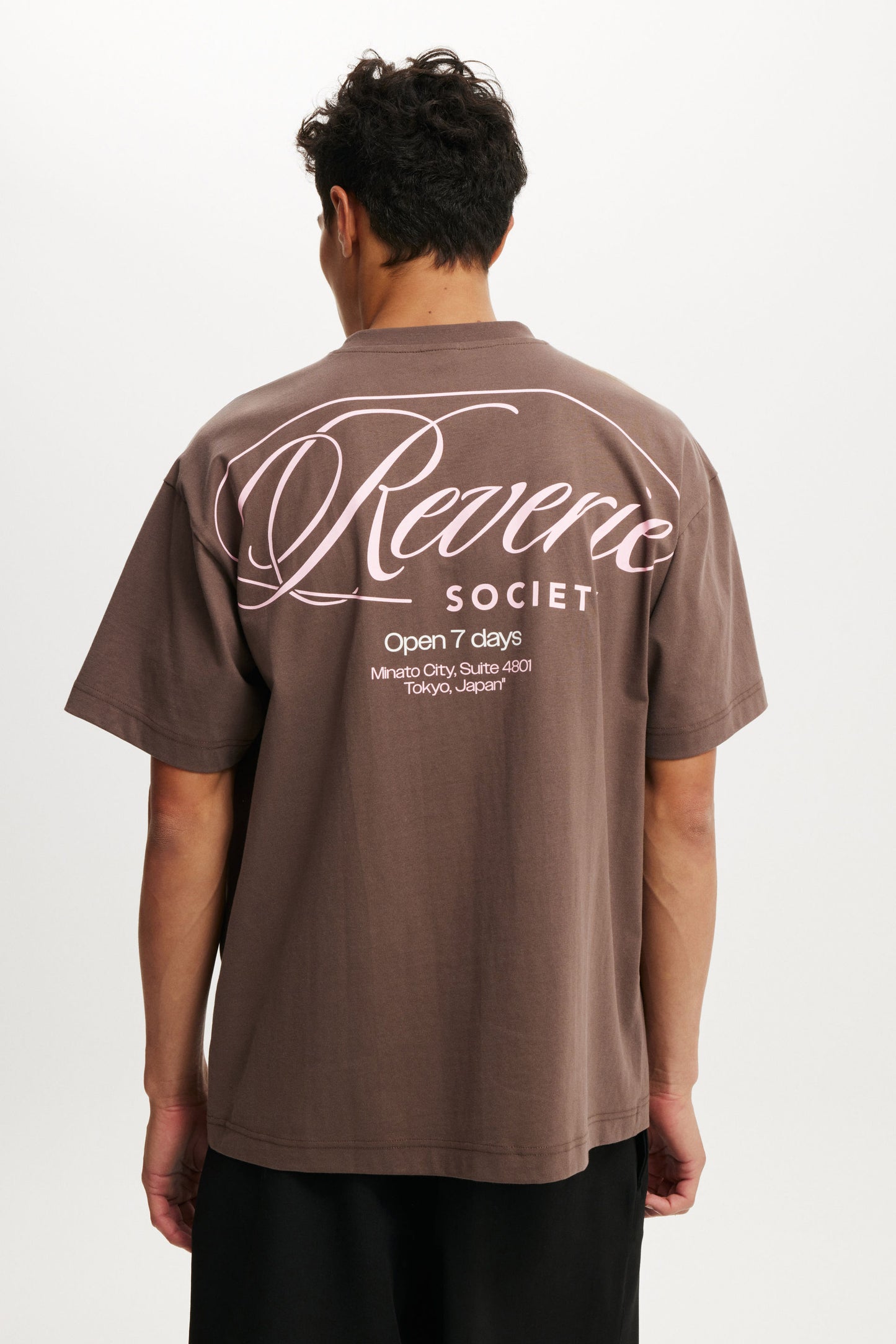 Box Fit Text T-Shirt