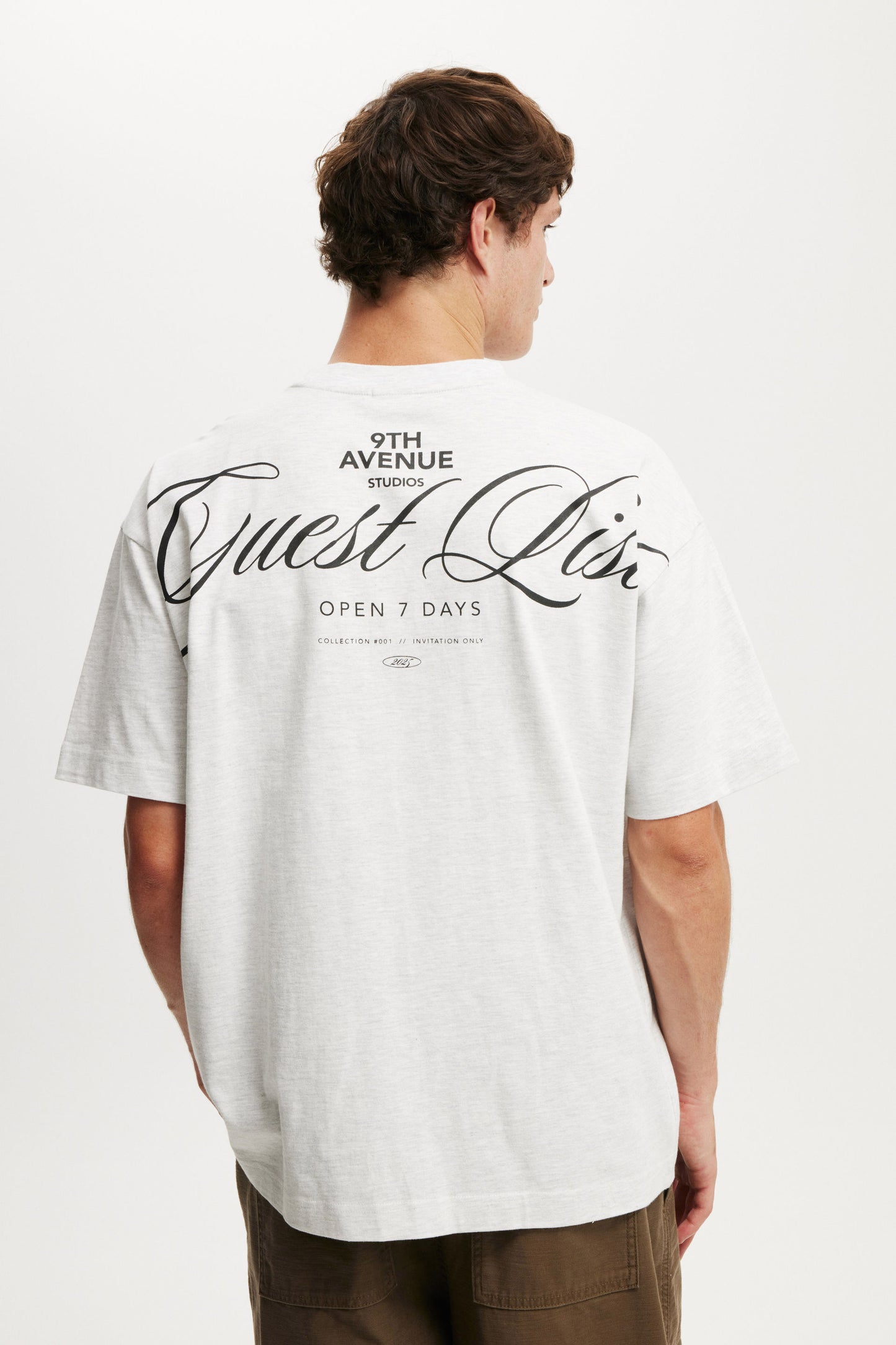 Box Fit Text T-Shirt