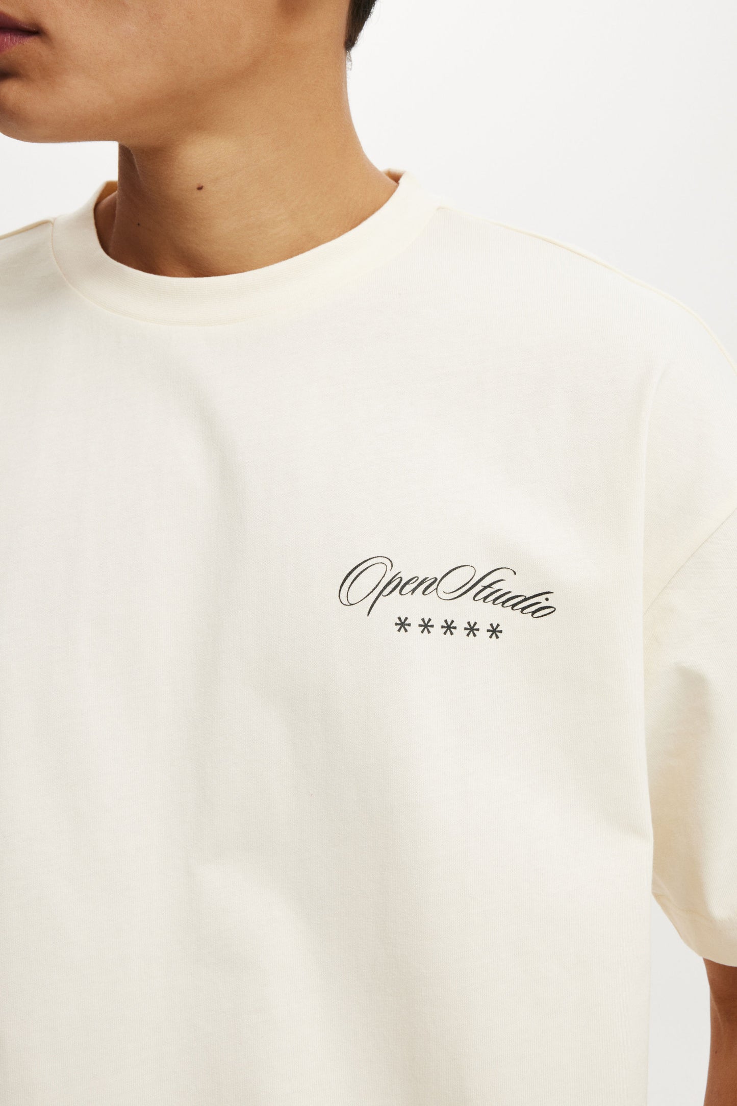 Box Fit Text T-Shirt