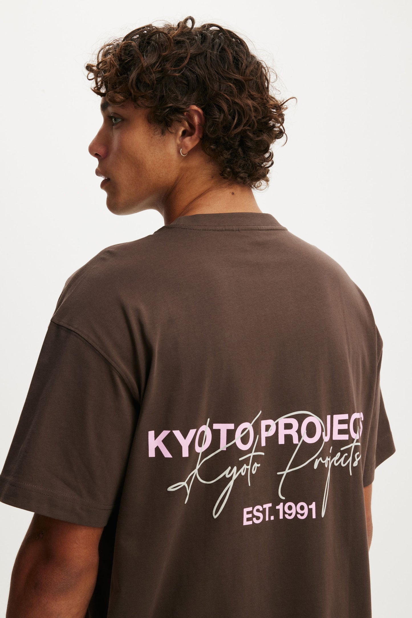 Box Fit Text T-Shirt