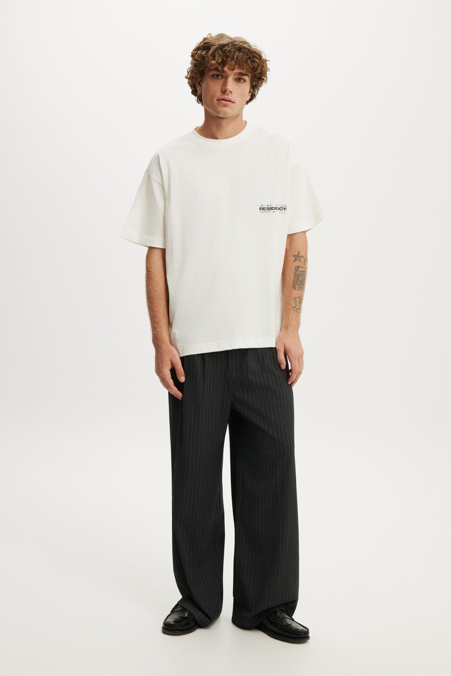 Box Fit Text T-Shirt