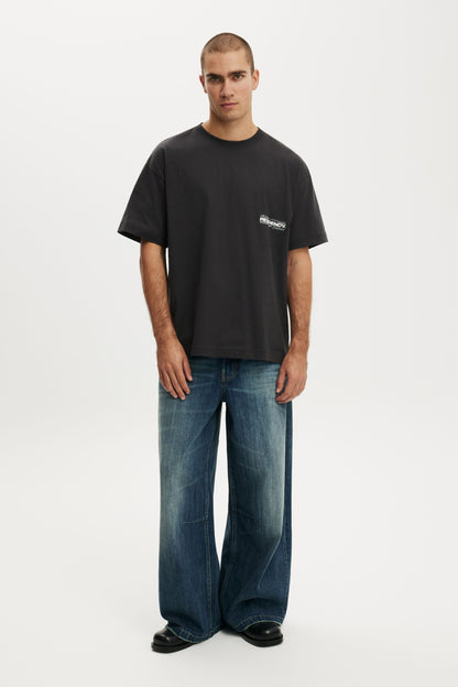 Box Fit Text T-Shirt